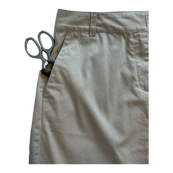 346 Brooks Brothers Flat Front Pencil Skirt High Rise Stretch Pockets Size 8 - Picture 3 of 8
